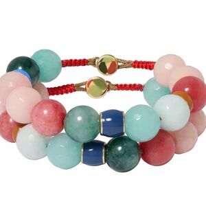 Roxanne Assoulin Multicolor Beaded Bracelet Set